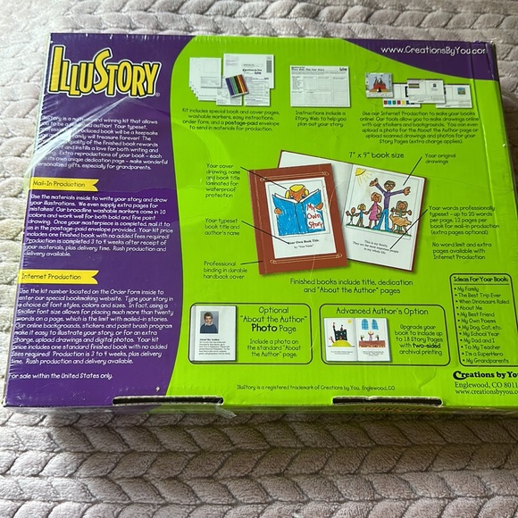 Creations by You Illustory kit publish your own book box sealed all pcs nice - Picture 2 of 12